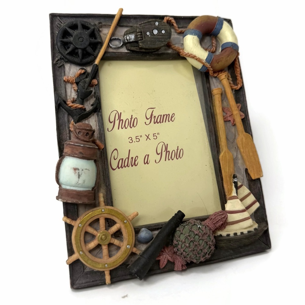 Nautical Coastal Ceramic Picture Frame